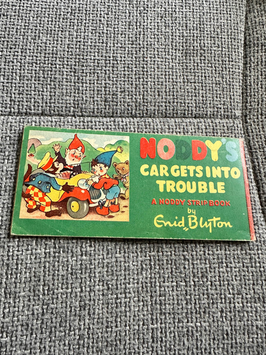 1960 Noddy’s Car Gets Into Trouble (Noddy Strip Book) Enid Blyton (Sampson Low, Marston & Co Ltd. - Honeyburn Books (UK)