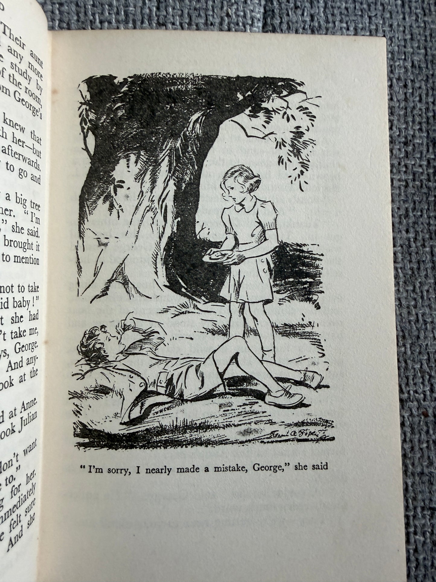 1949 Famous Five Treasure Island by Enid Blyton with Eileen Soper Illustrations - Hodder & Stoughton