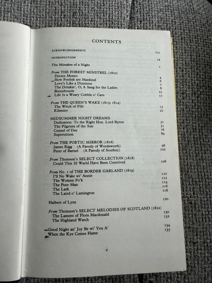 1986*1st* James Hogg Selected Poems & Songs - David Groves edited (Scottish Academic Press)