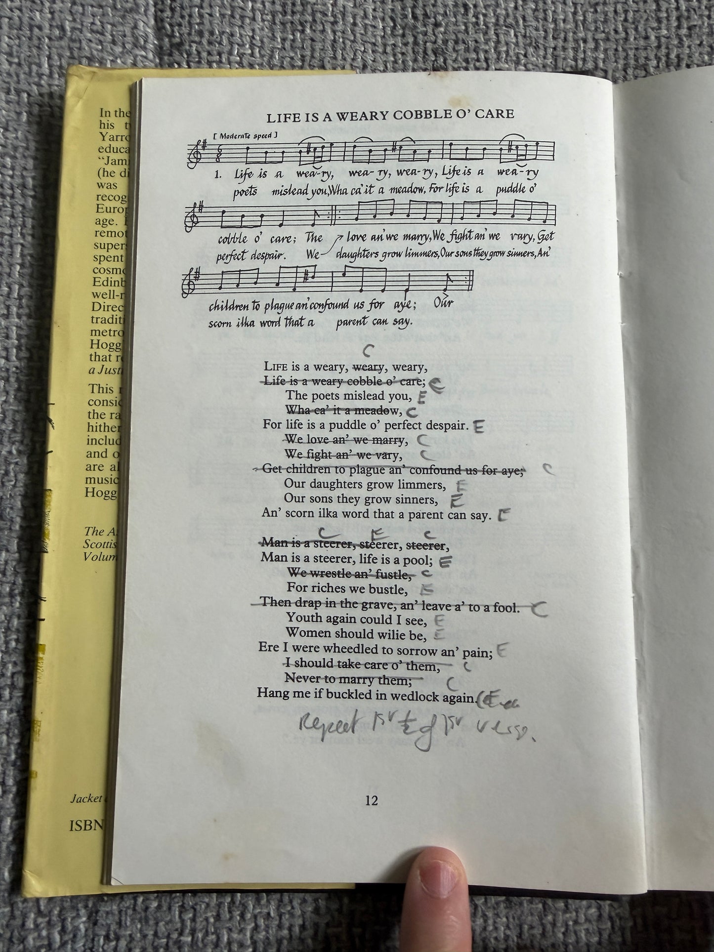 1986*1st* James Hogg Selected Poems & Songs - David Groves edited (Scottish Academic Press)