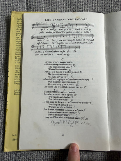 1986*1st* James Hogg Selected Poems & Songs - David Groves edited (Scottish Academic Press)