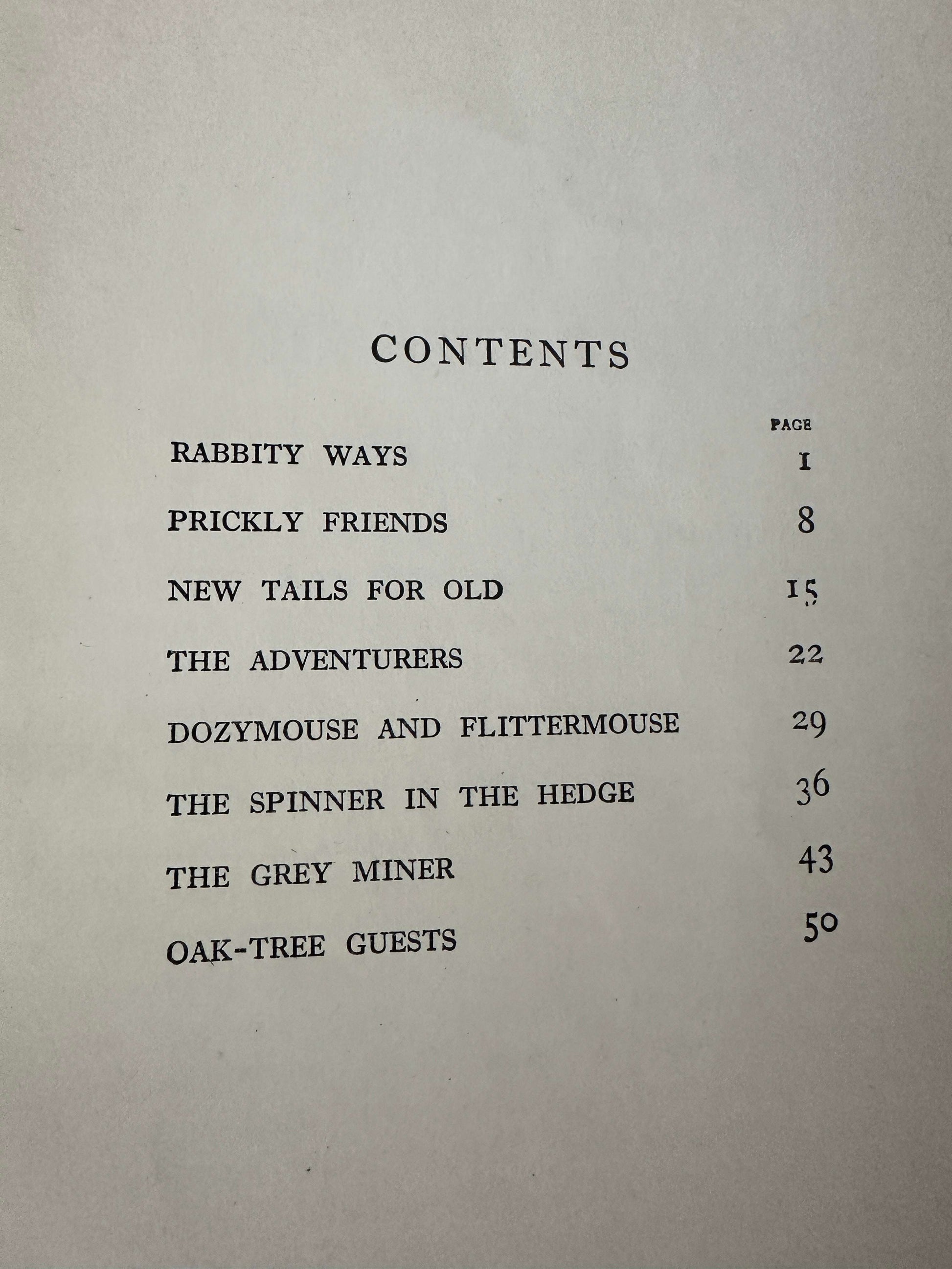 1943 Hedgerow Tales (Part 1) Teacher’s Edition - Enid Blyton (Vere Temple Illust) Methuen & Co Ltd.