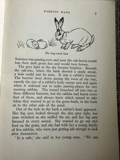 1943 Hedgerow Tales (Part 1) Teacher’s Edition - Enid Blyton (Vere Temple Illust) Methuen & Co Ltd.