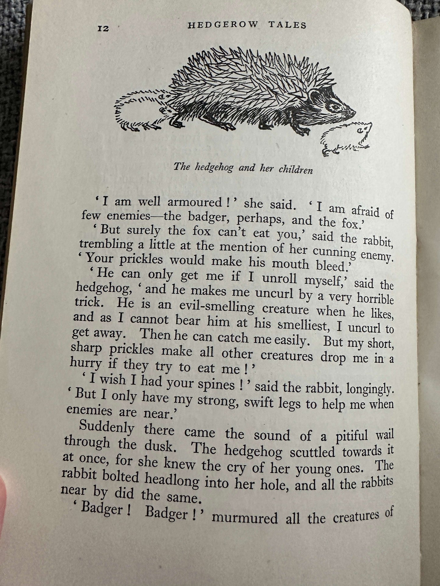 1943 Hedgerow Tales (Part 1) Teacher’s Edition - Enid Blyton (Vere Temple Illust) Methuen & Co Ltd.