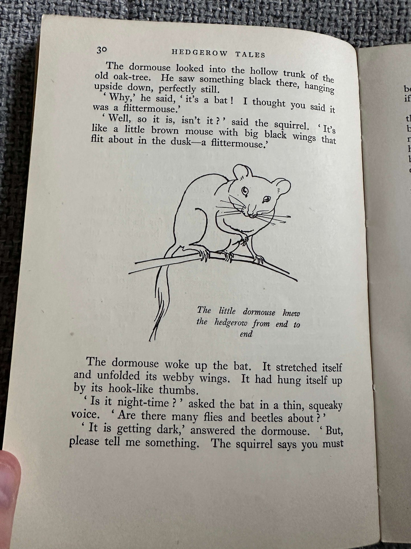 1943 Hedgerow Tales (Part 1) Teacher’s Edition - Enid Blyton (Vere Temple Illust) Methuen & Co Ltd.