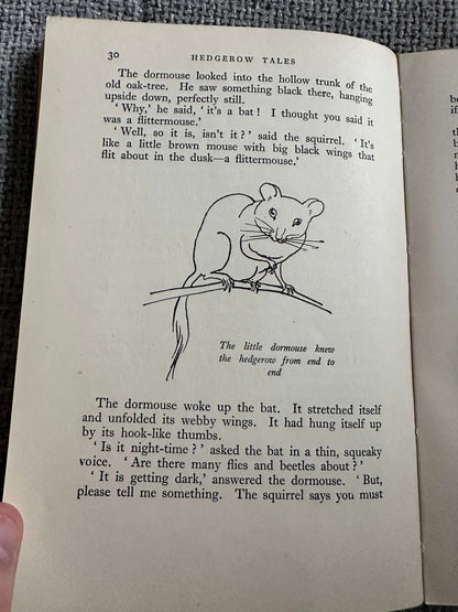 1943 Hedgerow Tales (Part 1) Teacher’s Edition - Enid Blyton (Vere Temple Illust) Methuen & Co Ltd.