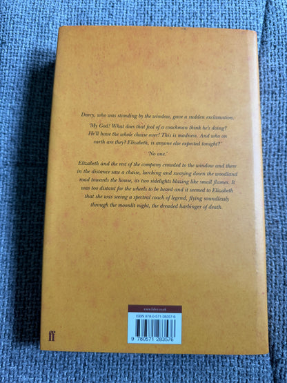 2011 Death Comes to Pemberley Book by P. D. James - Faber & Faber Edition