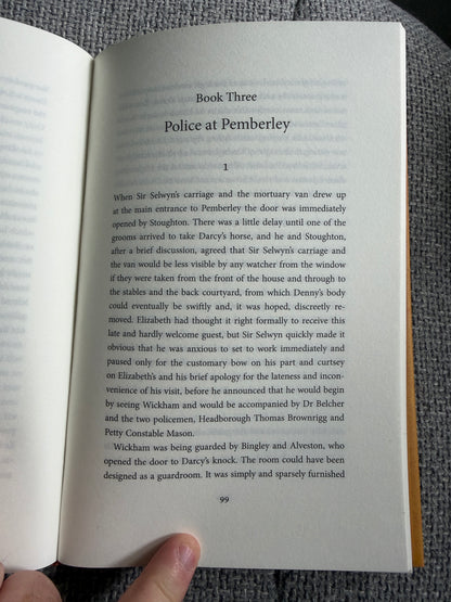 2011 Death Comes to Pemberley Book by P. D. James - Faber & Faber Edition