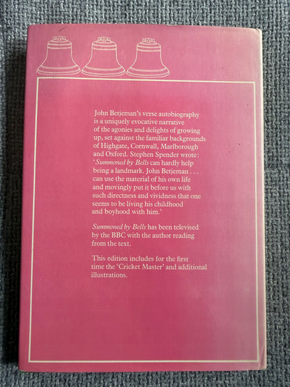1978 Summoned By Bells John Betjeman - John Murray Publishing Edition