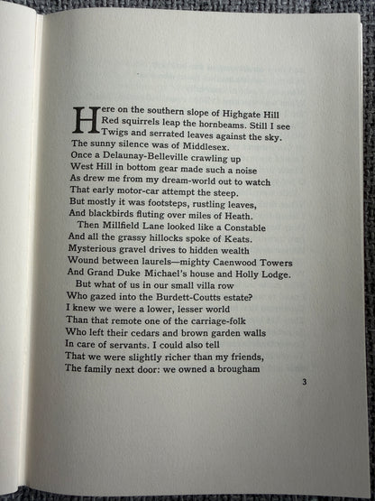 1978 Summoned By Bells John Betjeman - John Murray Publishing Edition