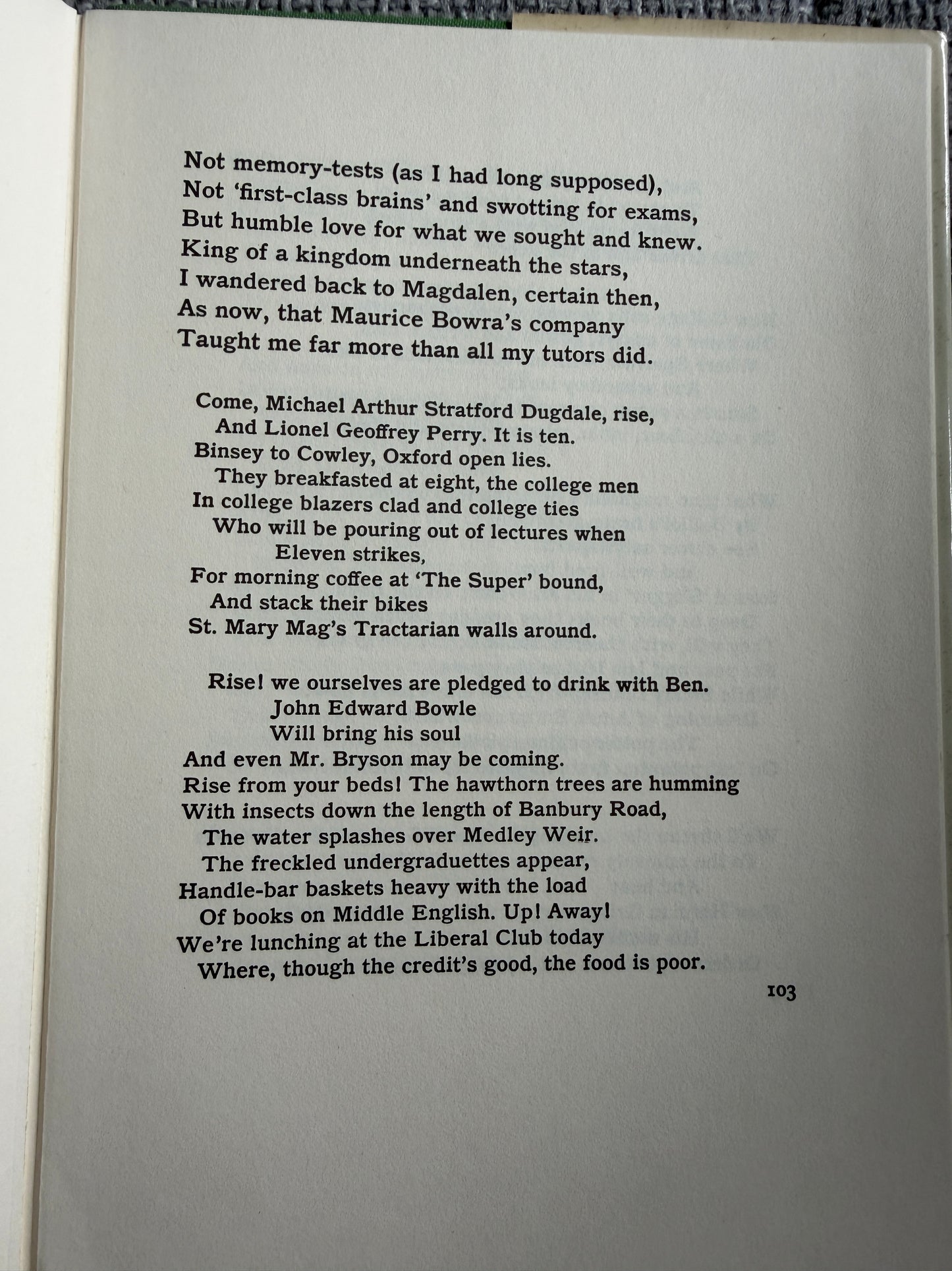 1978 Summoned By Bells John Betjeman - John Murray Publishing Edition
