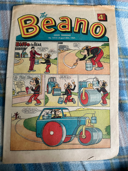 1969 August(No1415) The Beano Comic(D. C. Thomson)