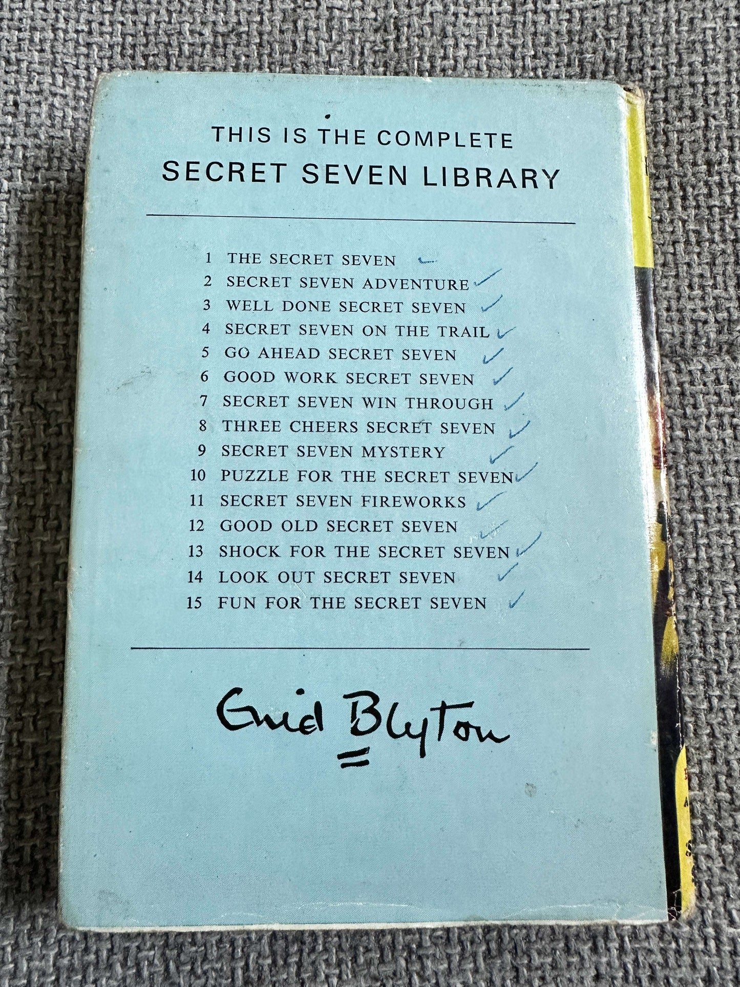 1967 Secret Seven Fireworks - Enid Blyton (Burgess Sharrocks Illust) Brockhampton Press