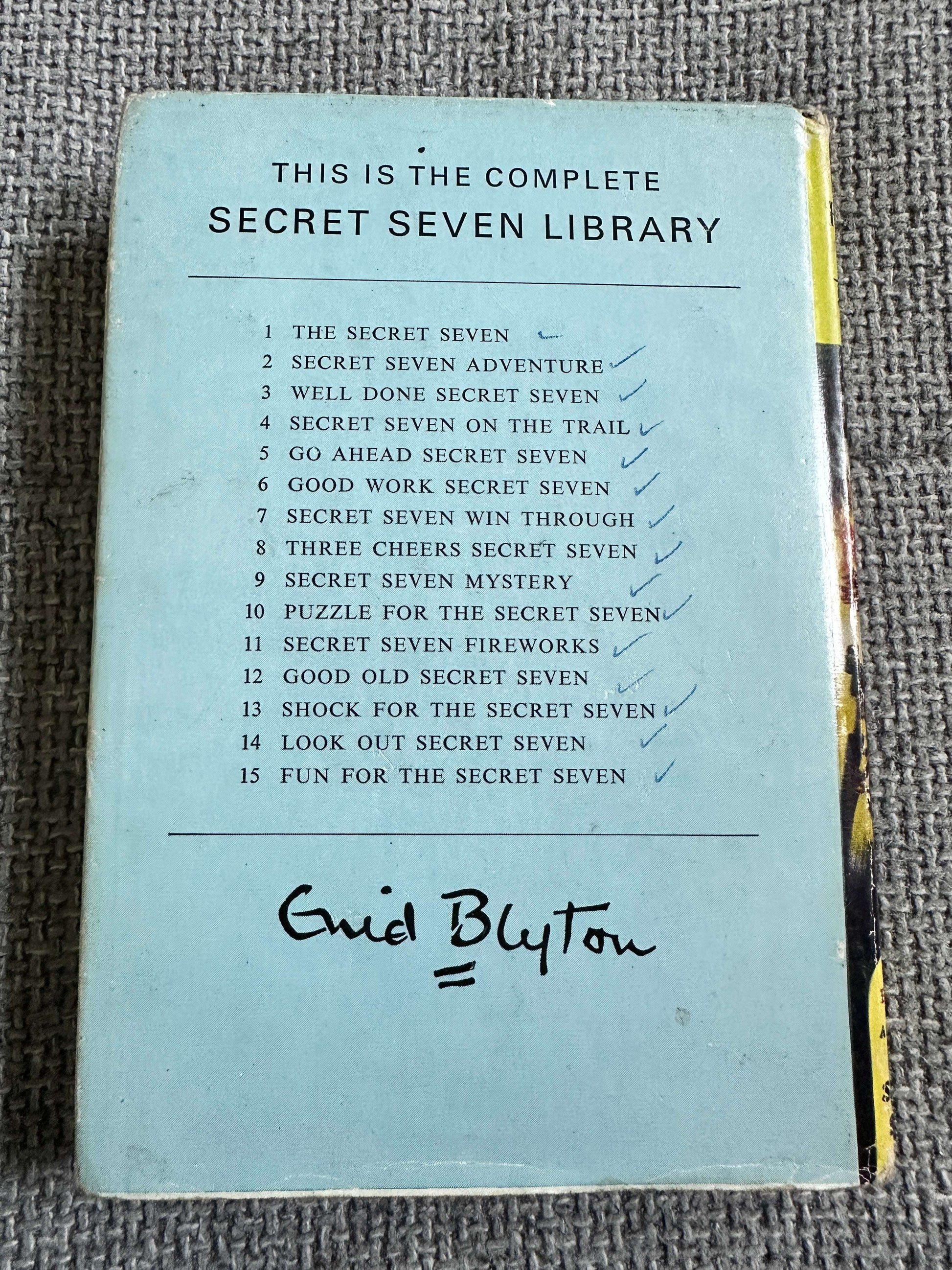 1967 Secret Seven Fireworks - Enid Blyton (Burgess Sharrocks Illust) Brockhampton Press