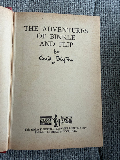 1967 The Adventures Of Binkle & Flip - Enid Blyton (Dean & Son Ltd)
