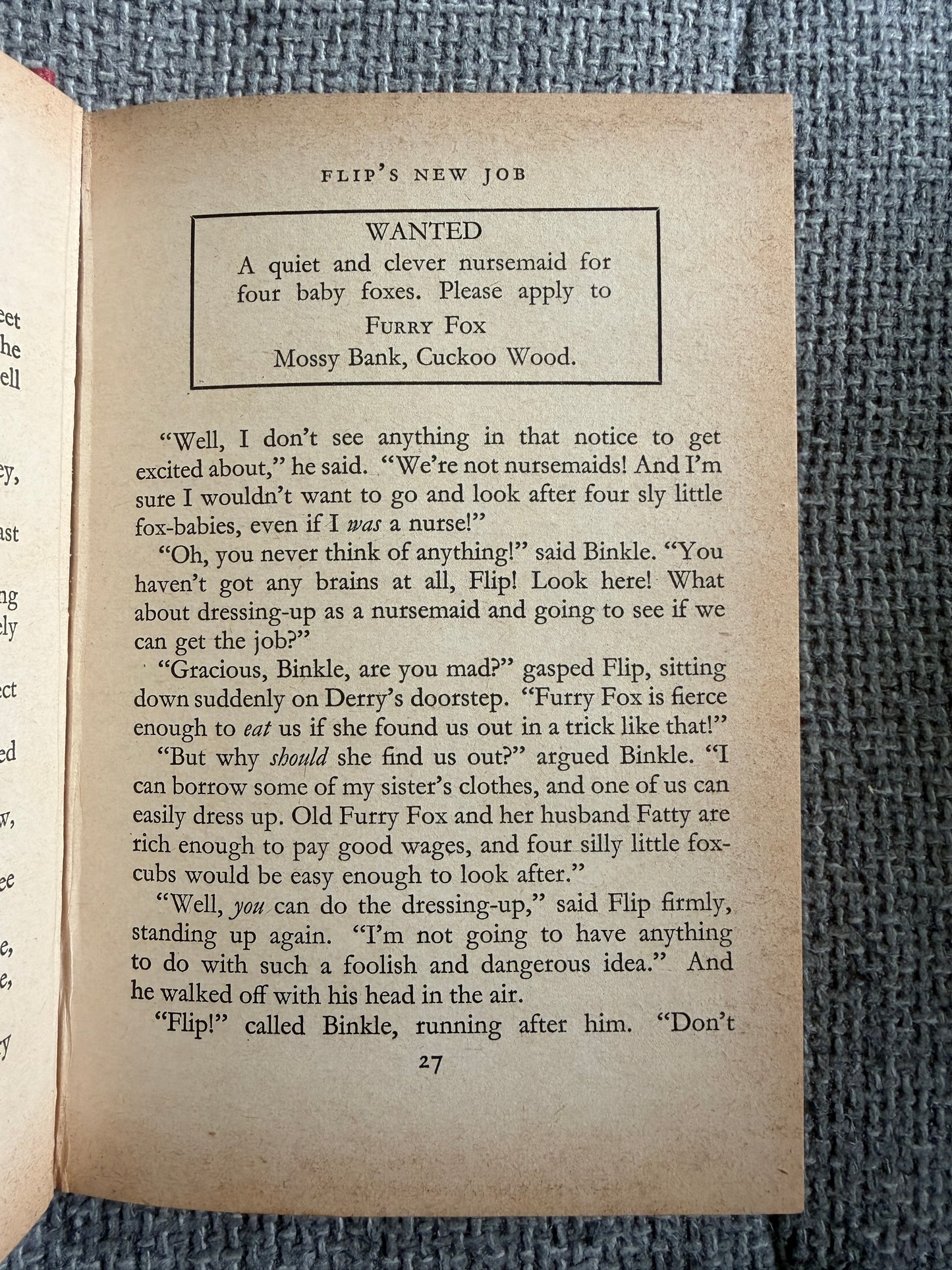 1967 The Adventures Of Binkle & Flip - Enid Blyton (Dean & Son Ltd)