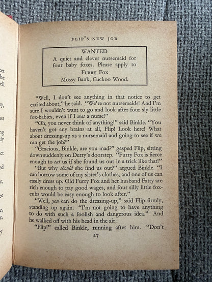 1967 The Adventures Of Binkle & Flip - Enid Blyton (Dean & Son Ltd)