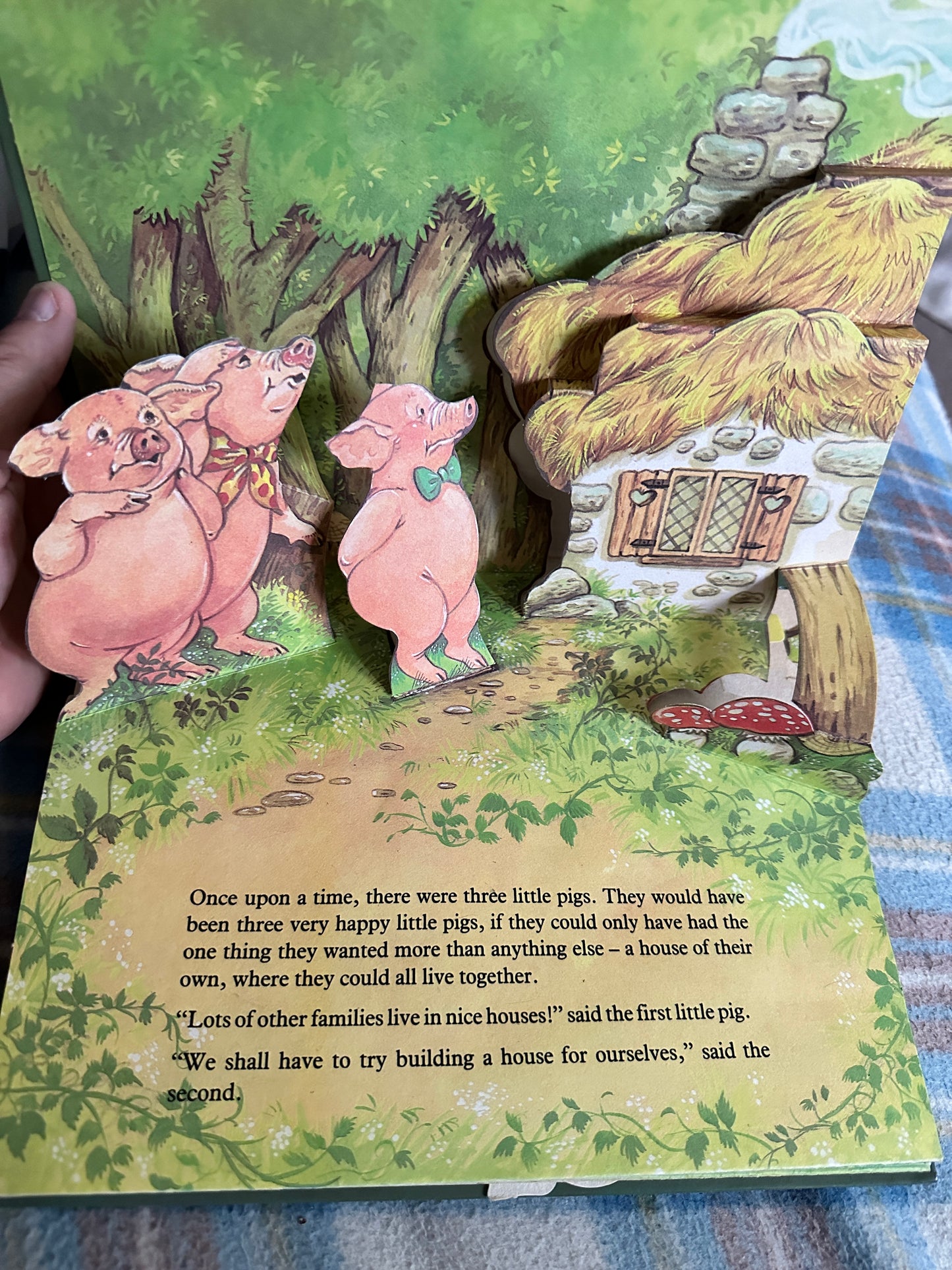 1990 Three Little Pigs Pop-Up (Pamela Storey illustration)Brown Watson