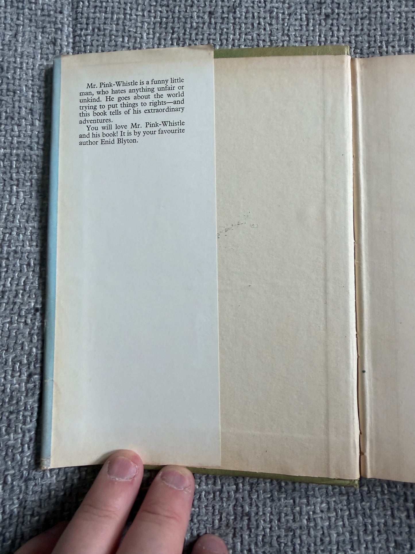 1967 The Adventures Of Mr. Pink-Whistle - Enid Blyton (Dean & Son Ltd)