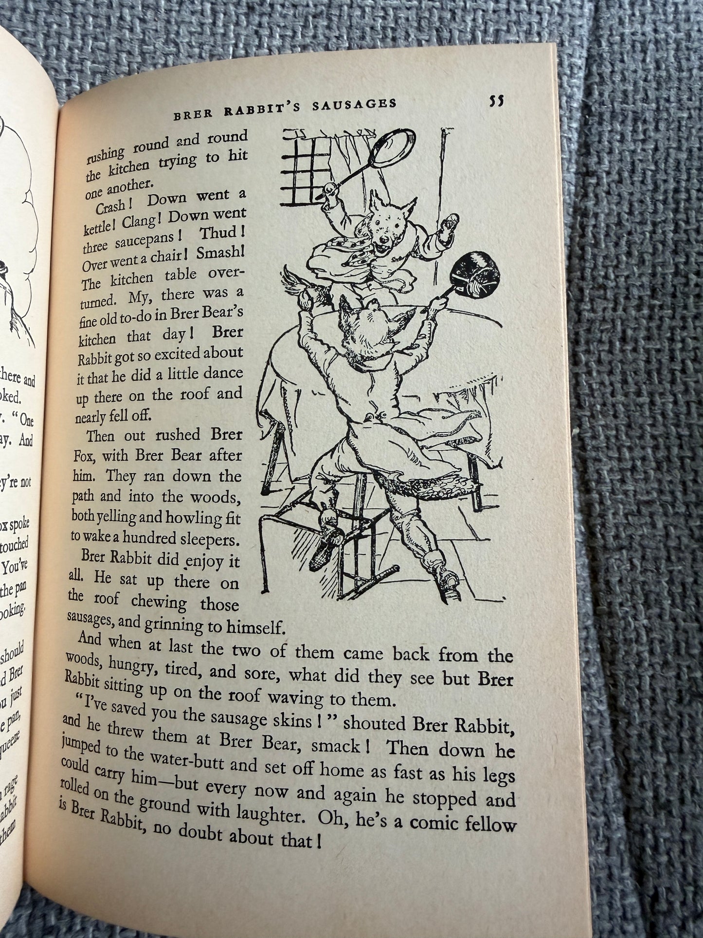 1963 Brer Rabbit Again Enid Blyton with Grace Lodge Illustrations - Dean & Son Ltd