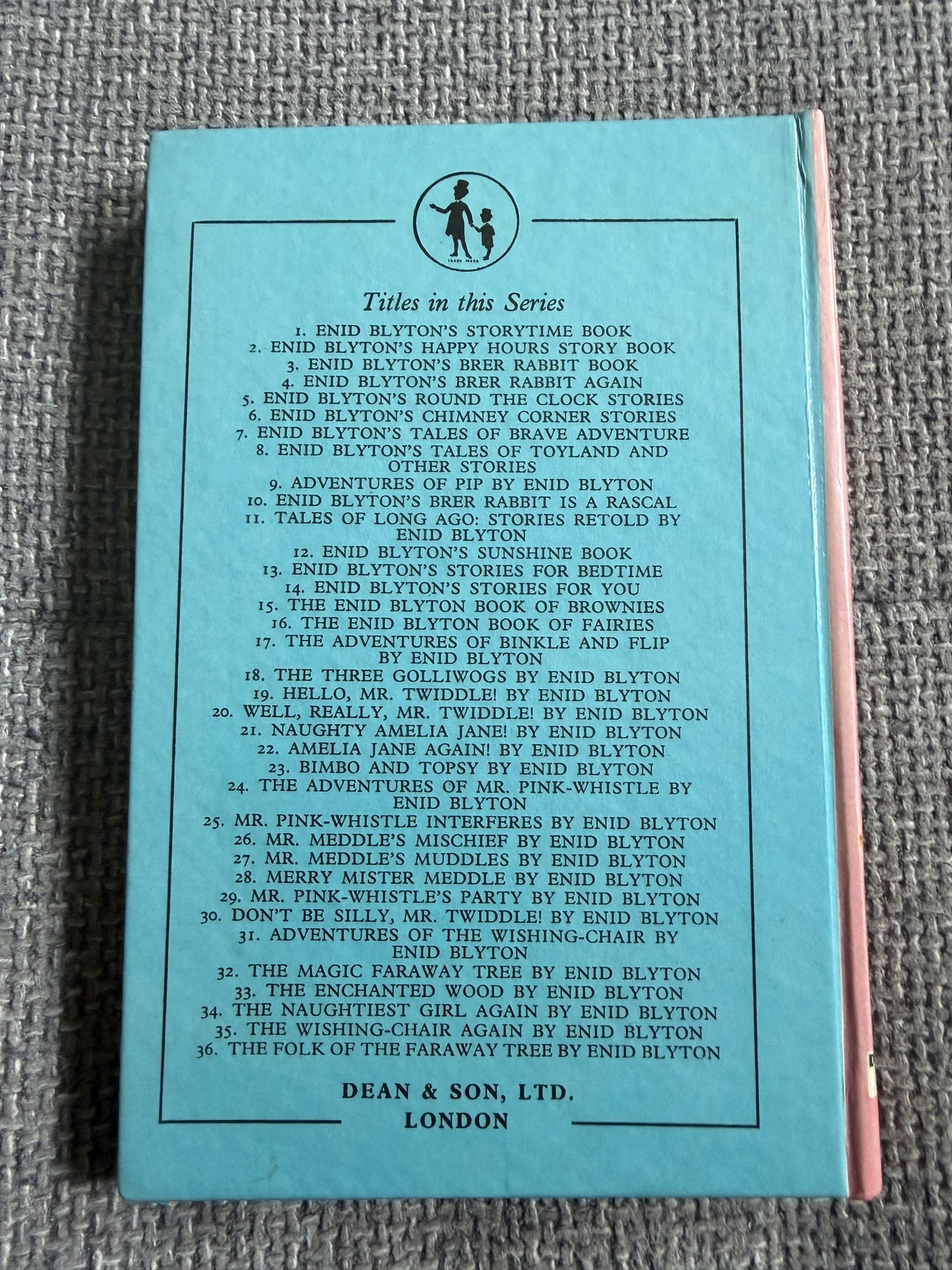 1964 Happy Hours Story Book - Enid Blyton (Dean & Son Ltd)