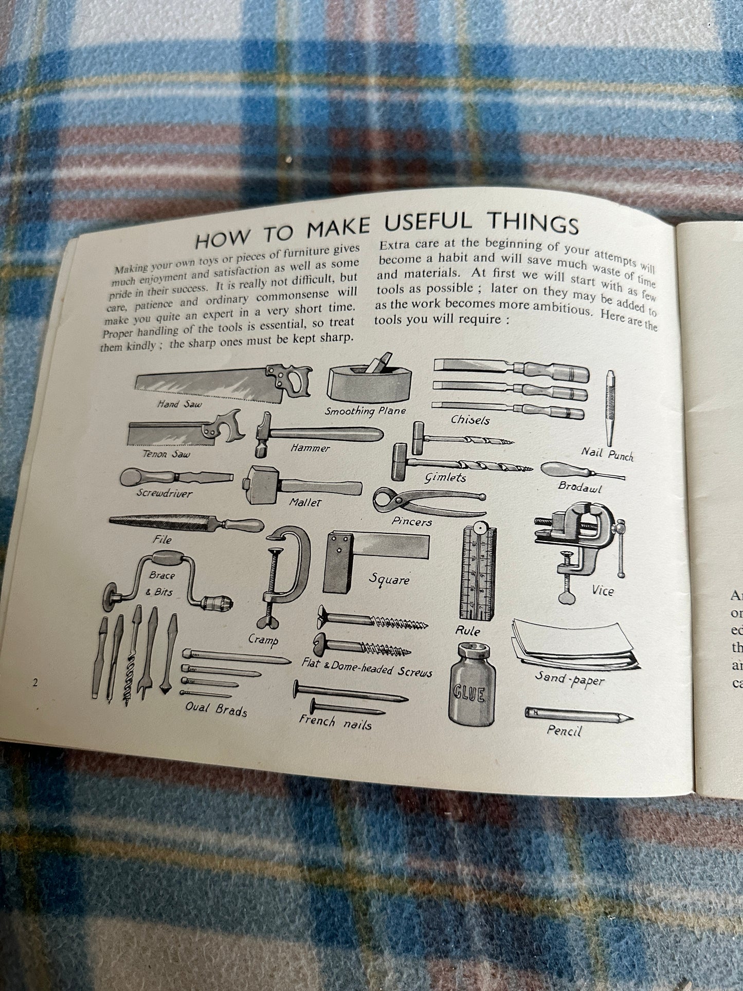 1946 Woodworking For Beginners(No 57)Puffin Picture Book - John Dumayne