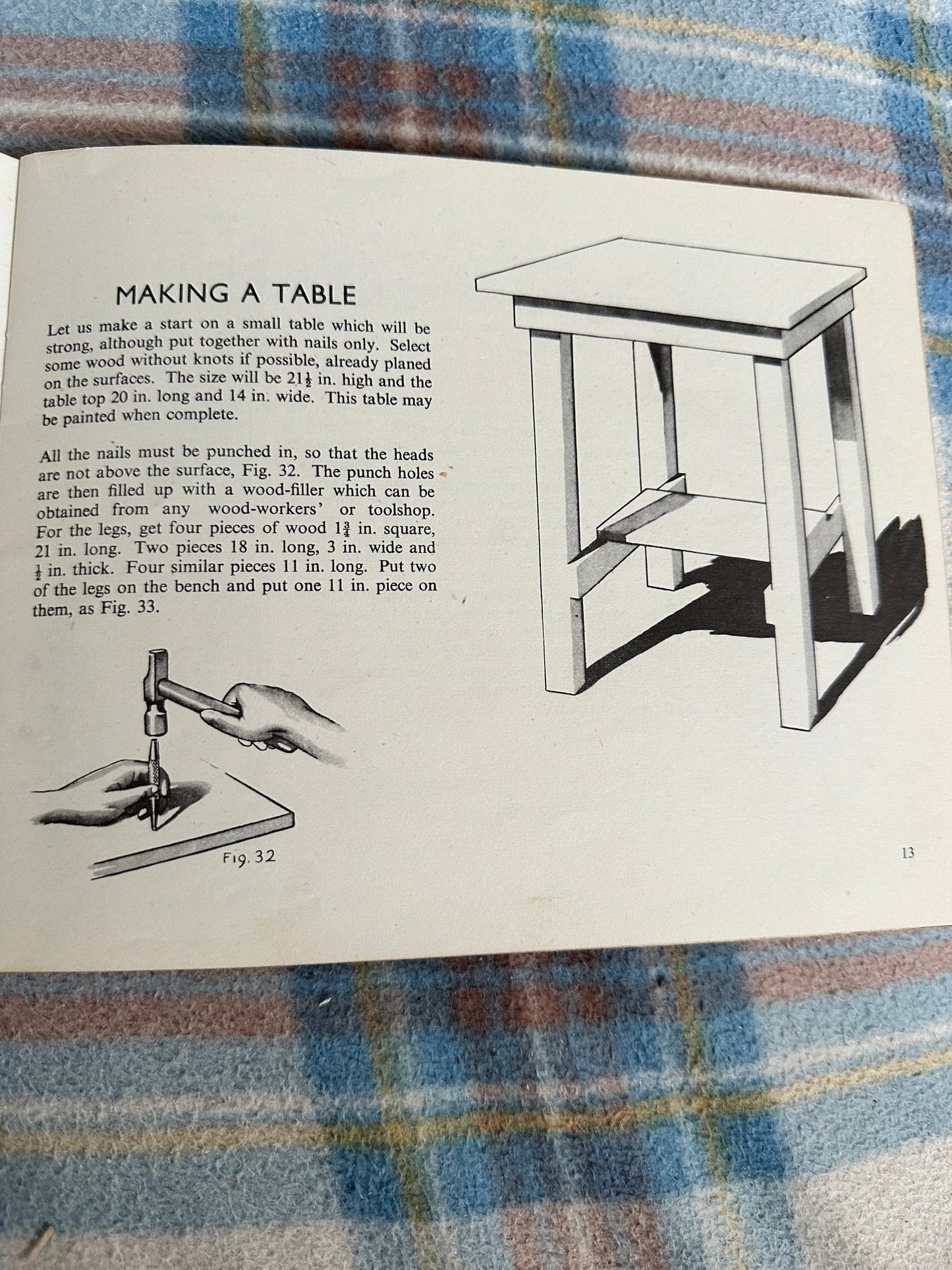 1946 Woodworking For Beginners(No 57)Puffin Picture Book - John Dumayne