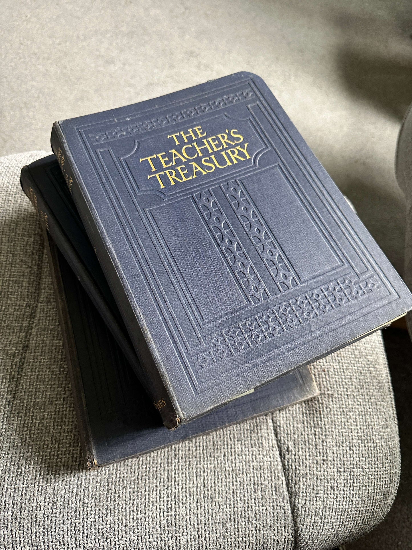 1926 The Teacher’s Treasury - Enid Blyton (Prof T. Percy Nunn intro) early edition, complete 3-volume set, original Newnes binding - Honeyburn Books (UK)