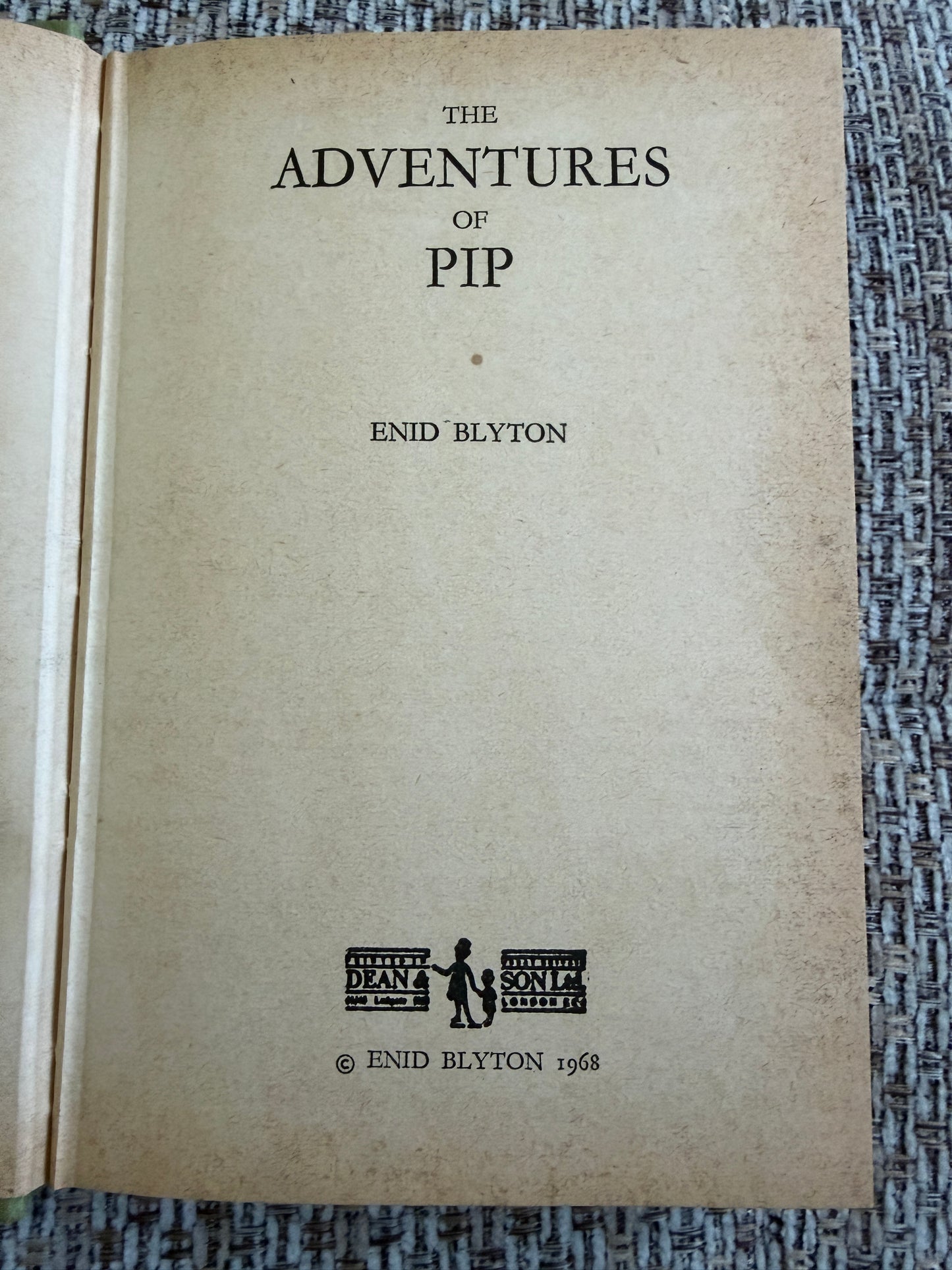 1968 The Adventures Of Pip - Enid Blyton (Dean & Son Ltd)