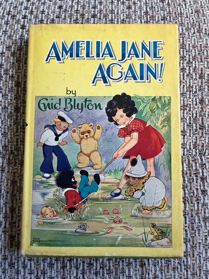 1969 Amelia Jane Again Book by Enid Blyton with Rene Cloke Illustrations - Dean & Son Ltd