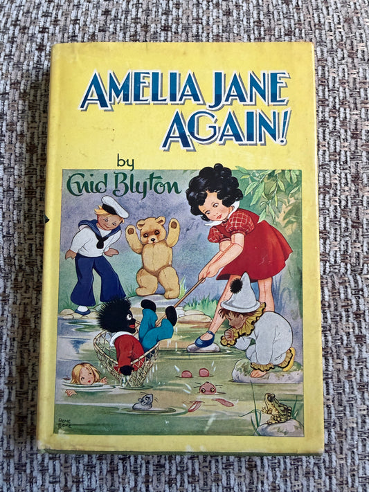 1969 Amelia Jane Again Book by Enid Blyton with Rene Cloke Illustrations - Dean & Son Ltd