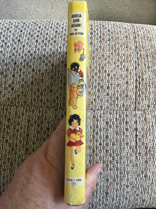 1969 Amelia Jane Again Book by Enid Blyton with Rene Cloke Illustrations - Dean & Son Ltd