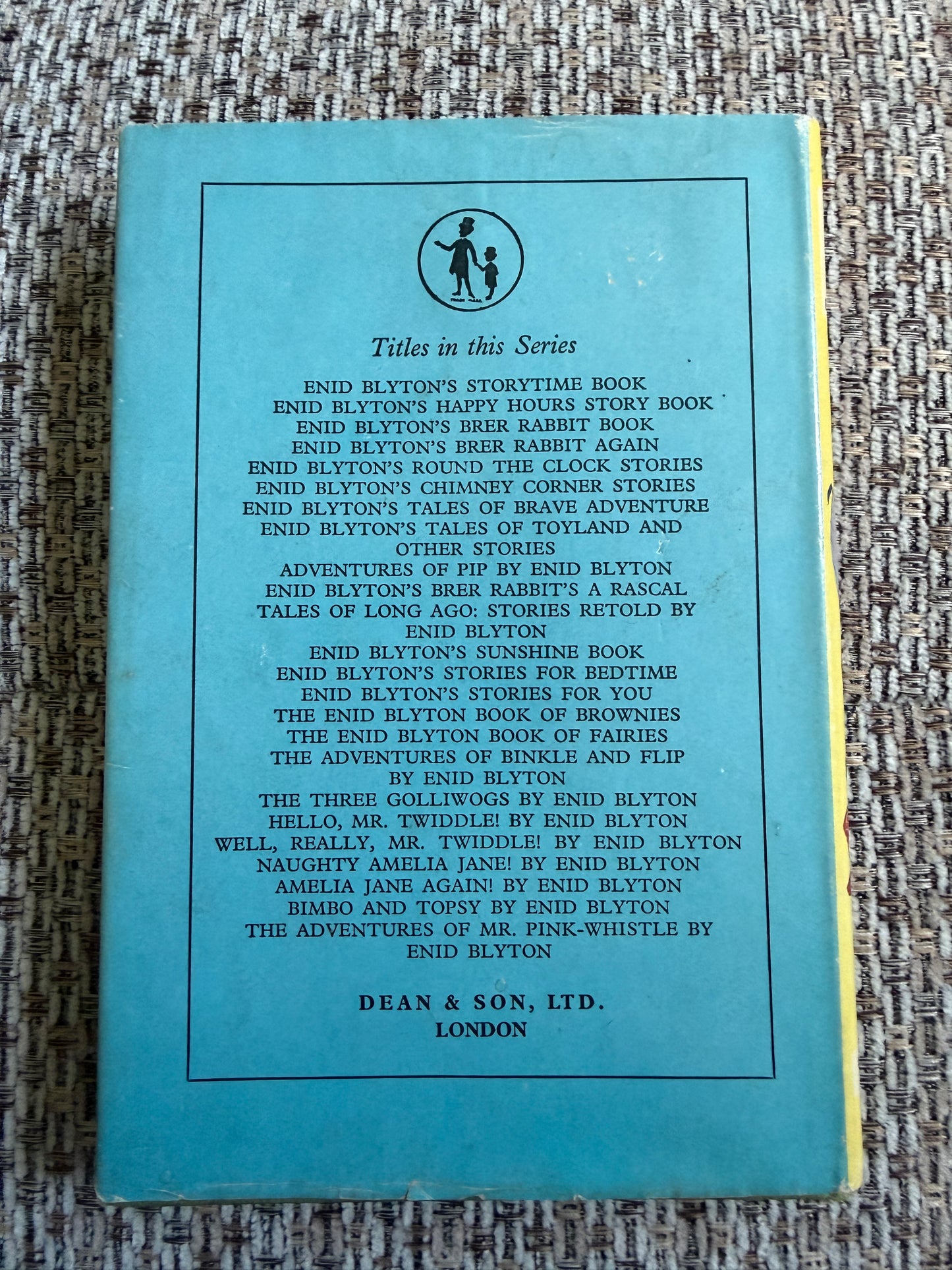 1969 Amelia Jane Again Book by Enid Blyton with Rene Cloke Illustrations - Dean & Son Ltd