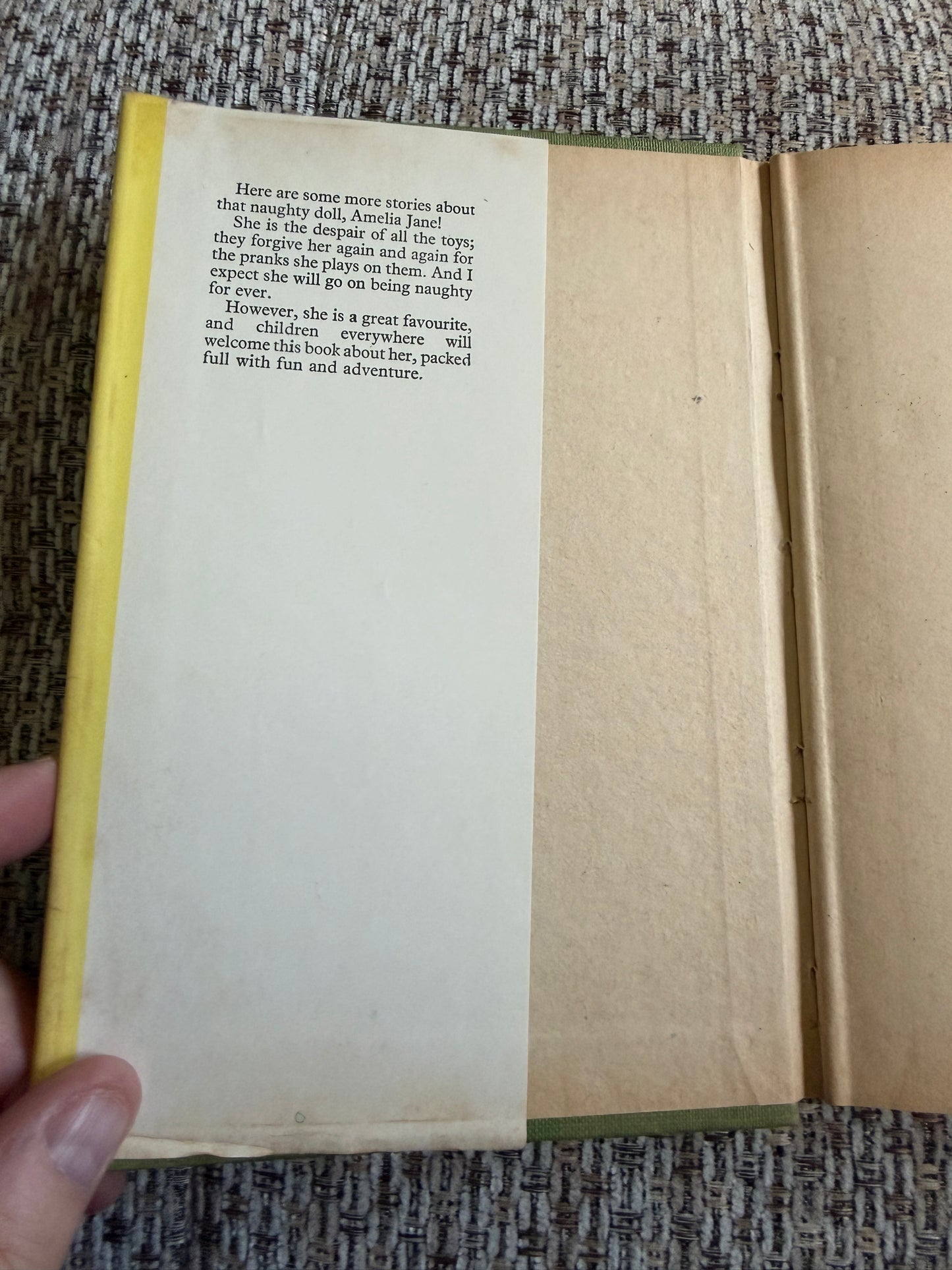 1969 Amelia Jane Again Book by Enid Blyton with Rene Cloke Illustrations - Dean & Son Ltd