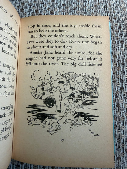 1969 Amelia Jane Again Book by Enid Blyton with Rene Cloke Illustrations - Dean & Son Ltd