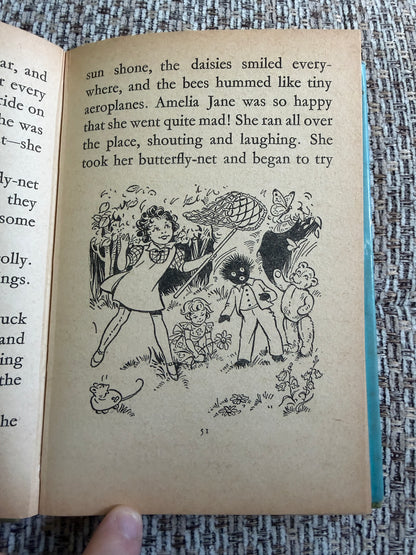 1969 Amelia Jane Again Book by Enid Blyton with Rene Cloke Illustrations - Dean & Son Ltd