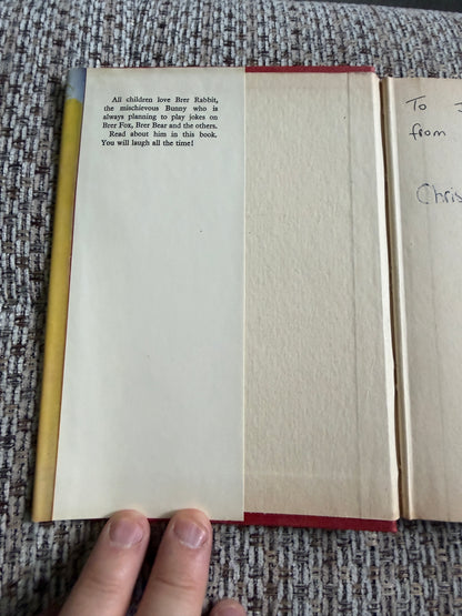 1963 The Brer Rabbit Book Enid Blyton Illustrated by Grace Lodge Dean & Son Ltd