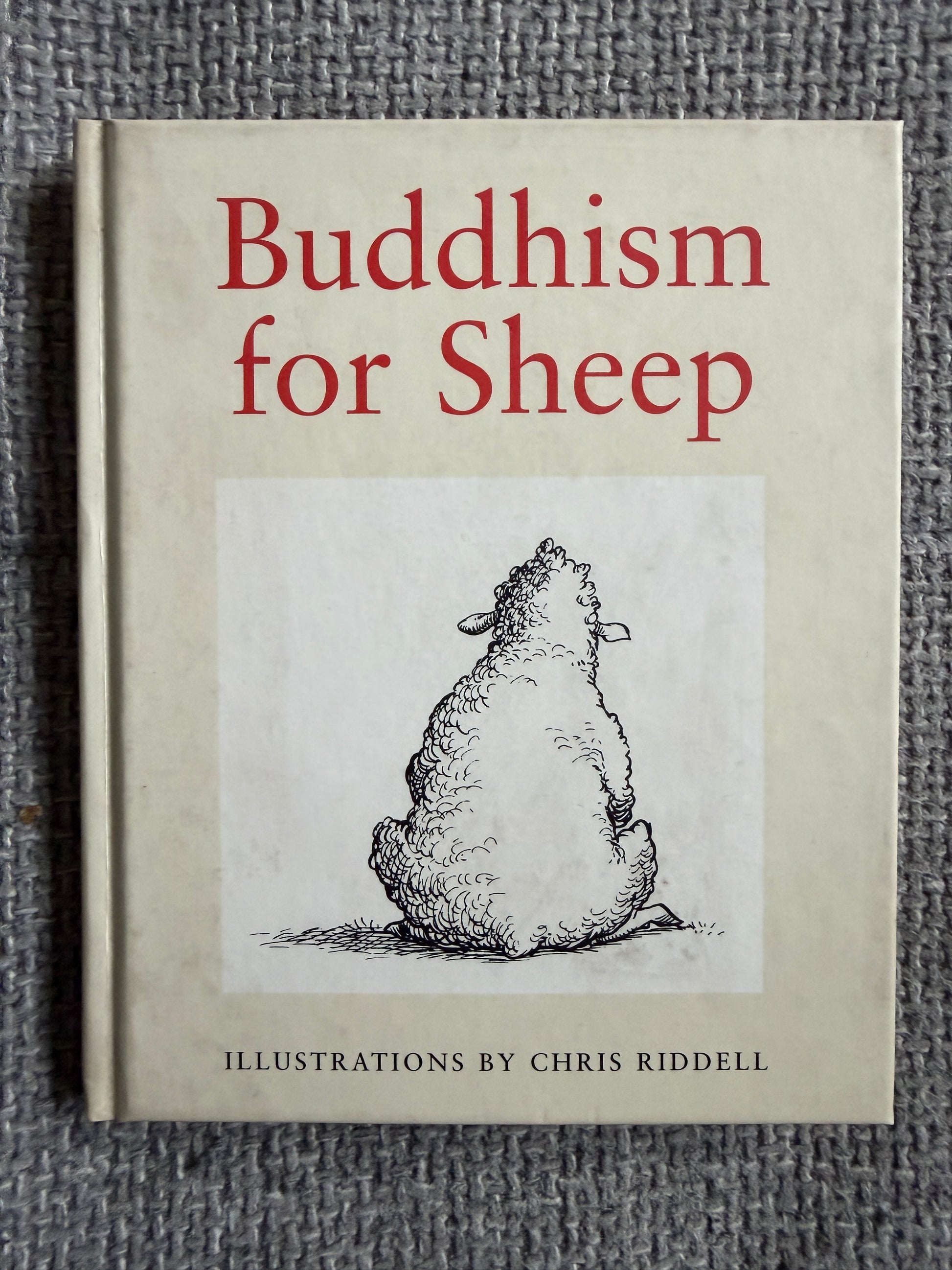 1996 Buddhism For Sheep - Louise Howard (Chris Riddell illust) Ebury Press - Honeyburn Books (UK)