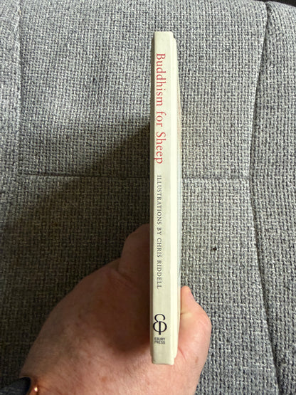 1996 Buddhism For Sheep - Louise Howard (Chris Riddell illust) Ebury Press - Honeyburn Books (UK)