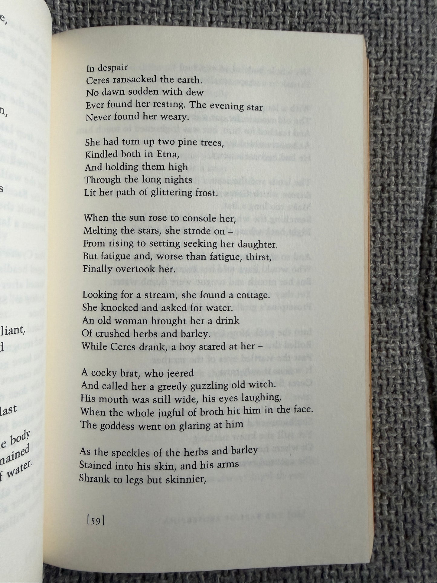 1997 Tales From Ovid Ted Hughes Faber & Faber - Honeyburn Books (UK)