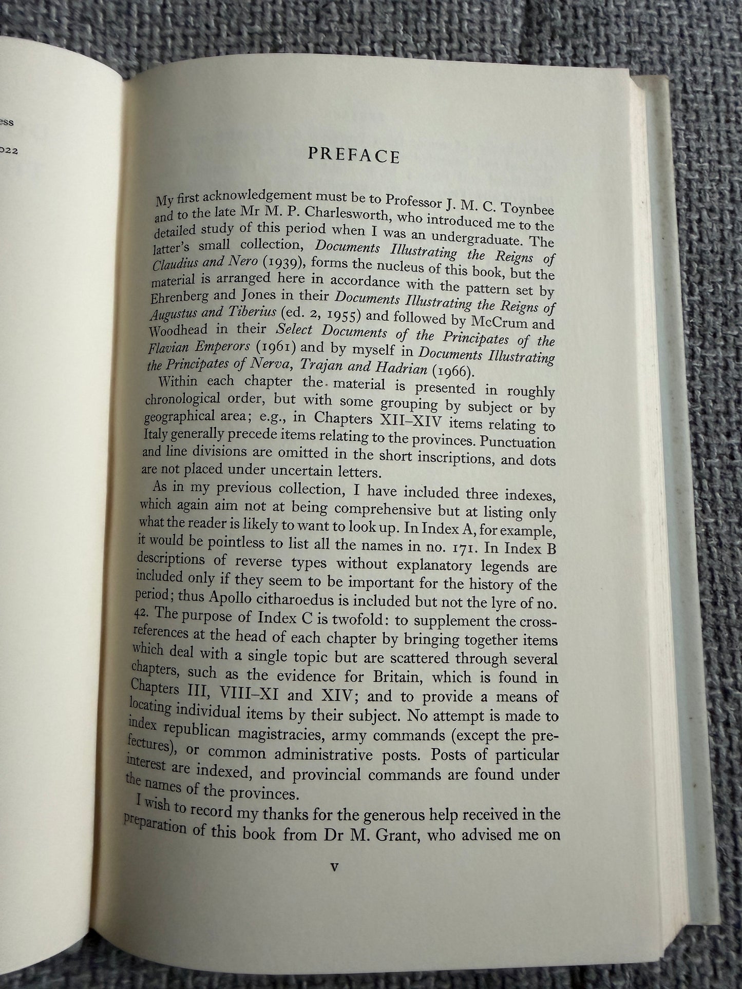 1967 Documents Gaius Claudius Nero - E. Mary Smallwood (Cambridge University Press) - Honeyburn Books (UK)