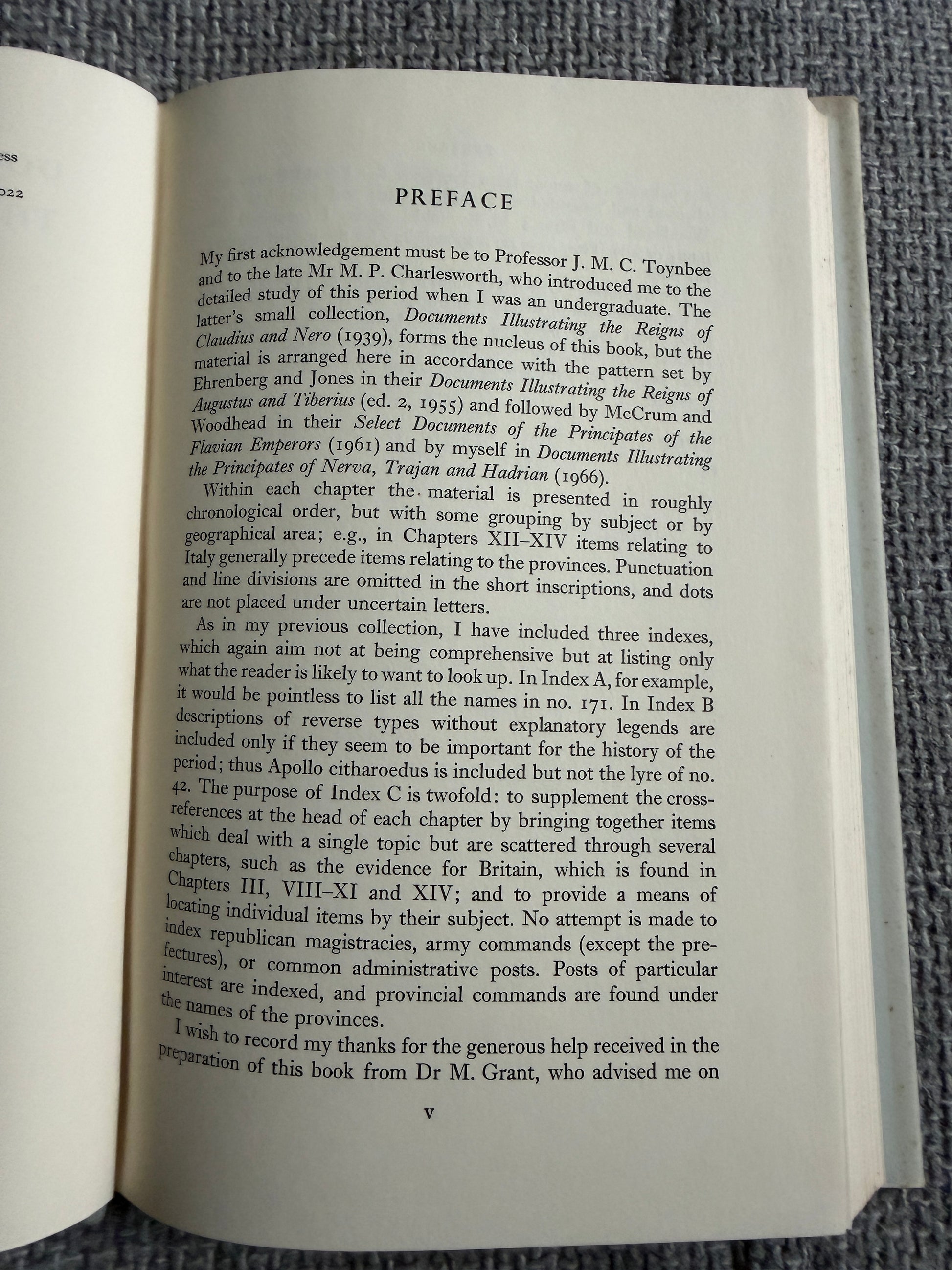 1967 Documents Gaius Claudius Nero - E. Mary Smallwood (Cambridge University Press) - Honeyburn Books (UK)