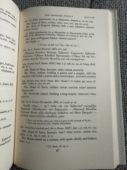 1967 Documents Gaius Claudius Nero - E. Mary Smallwood (Cambridge University Press) - Honeyburn Books (UK)
