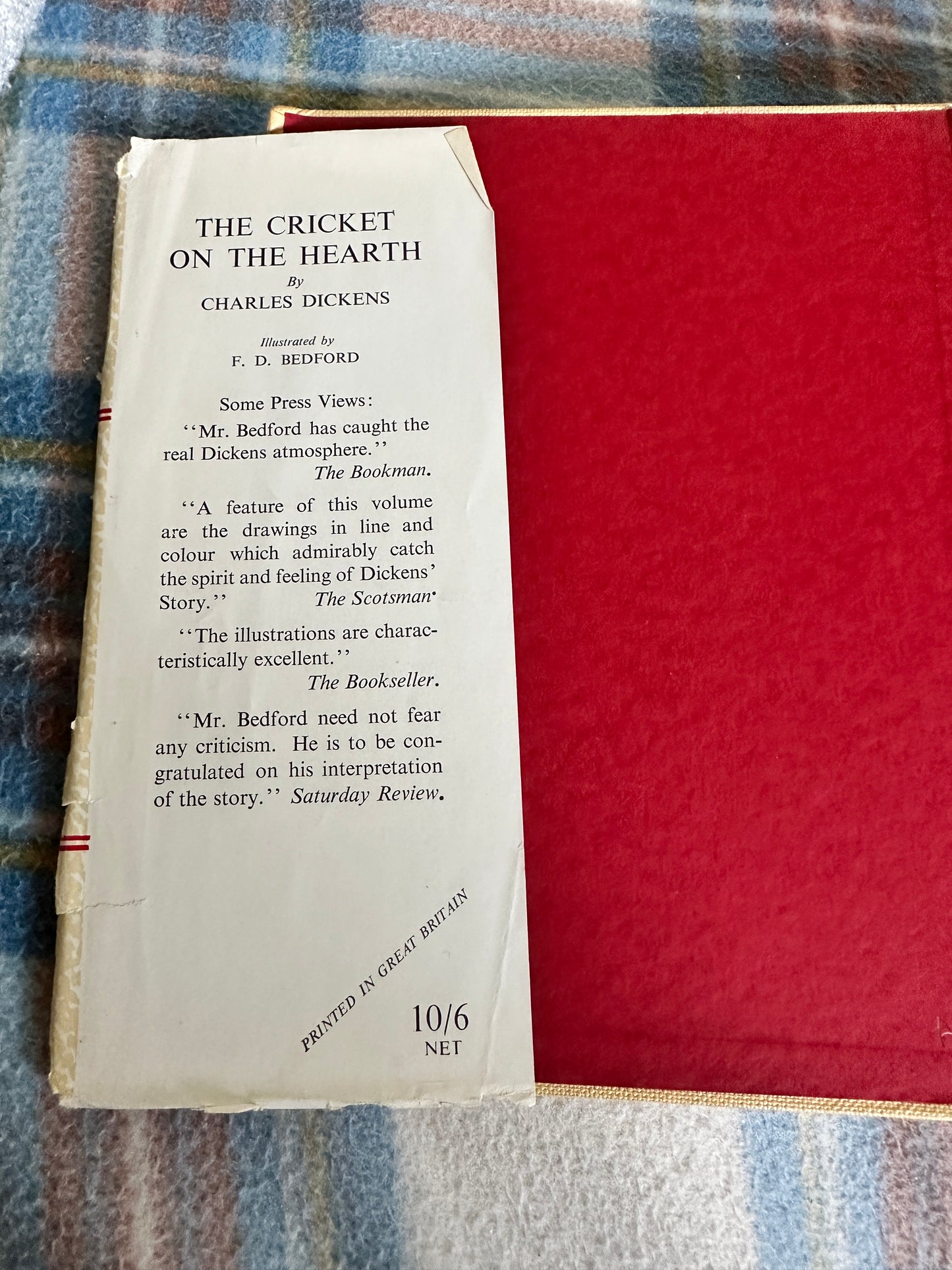 The Cricket On The Hearth - Charles Dickens(F.D. Bedford illustration) Frederick Warne & Co Ltd