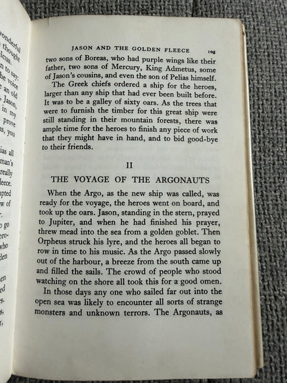 1973 Favourite Greek Myths Book by Lilian Stoughton Hyde (Harrap) - Ex-Library Edition - Honeyburn Books (UK)