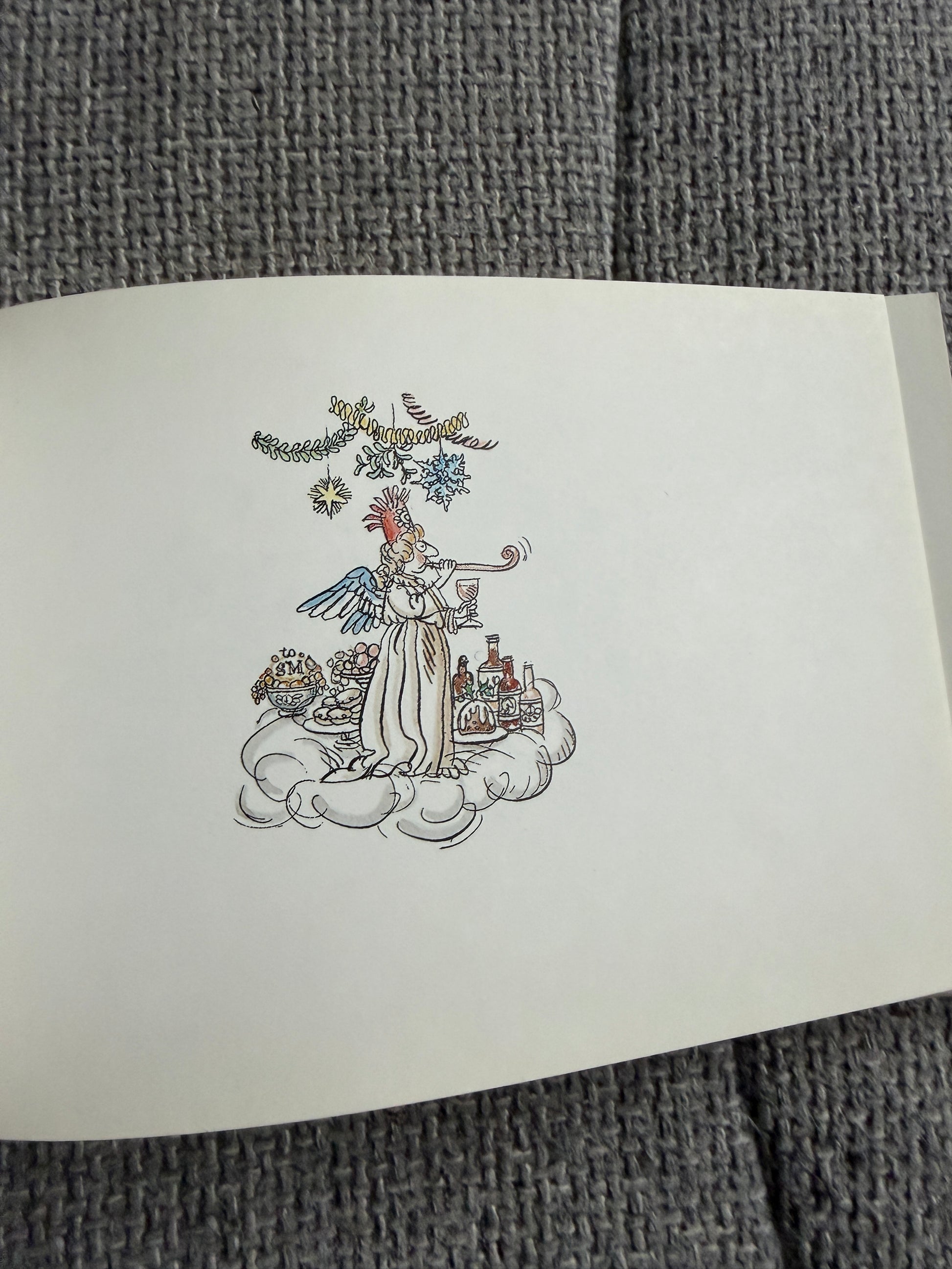 1983 1st Don’t Look Now But It’s Christmas Again! - Christmas Again Fritz Wegner Book (Patrick Hardy Books) - Honeyburn Books (UK)