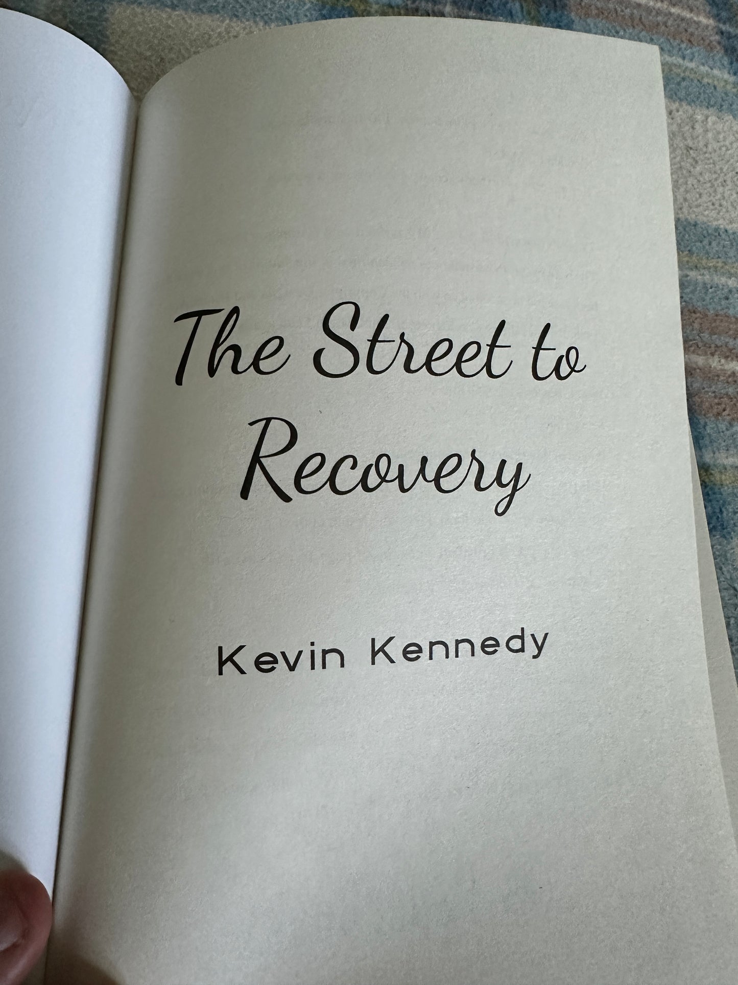 2013*1st Signed* My Story Kevin Kennedy The Street To Recovery(Paperback Books)Hardback