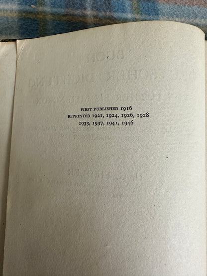 1946 A Book Of German Verse From Luther To Liliencron - H. G. Fiedler(Oxford Clarendon Press)