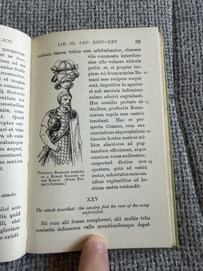 1961 Caesar Gallic War Book III (Bells Illustrated Classics) F. H. Colson & G. M. Gwyther (G. Bell & Son Ltd) - Honeyburn Books (UK)