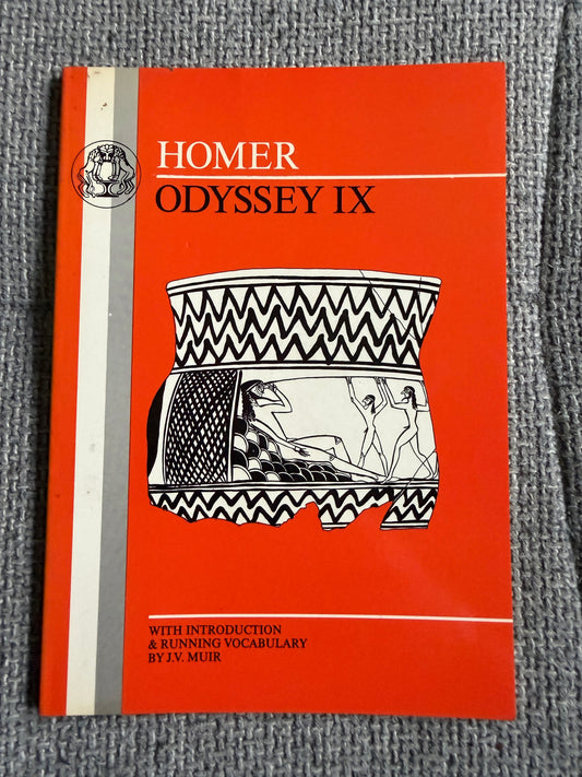 1991 Homer Odyssey IX J. V. Muir Bristol Classical Press Edition - Essential Classical Literature - Honeyburn Books (UK)